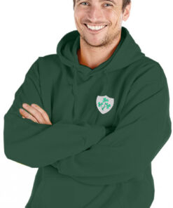 Embroidered Retro Ireland Design Hoody