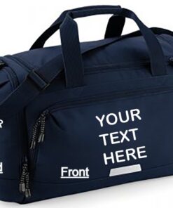 Personalised Quadra Academy Holdall - French Navy Blue