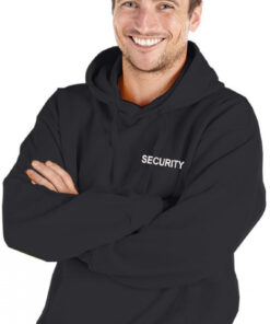 Embroidered SECURITY Black Hoody