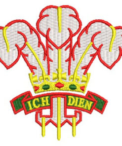 Alternative view of Embroidered Wales Full Zip Red Fleece