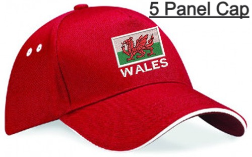 Embroidered Wales Baseball Cap - Image 4
