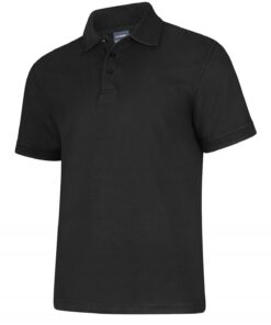 Alternative view of Personalised Black Polo Shirt