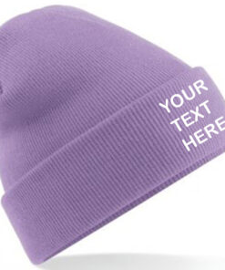 Personalised Lavender Classic Beanie