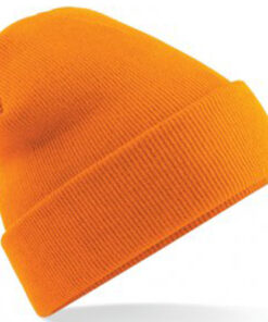 Alternative view of Personalised Orange Classic Beanie