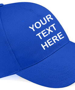 Personalised Royal Blue Classic Cap