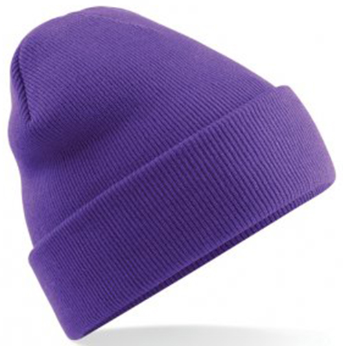 Personalised Purple Classic Beanie - Image 2