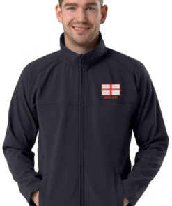 Embroidered St George Flag Design Active Softshell