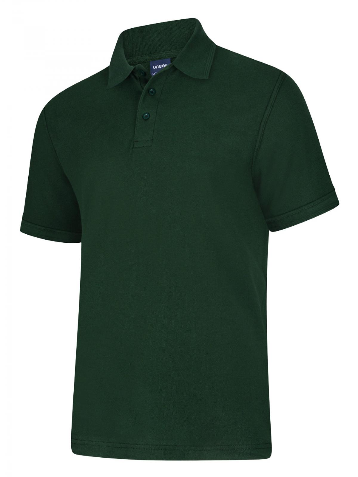 Personalised Bottle Green Polo Shirt - Image 2