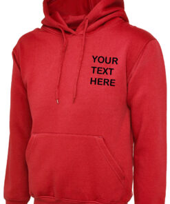 Personalised Red Hoody