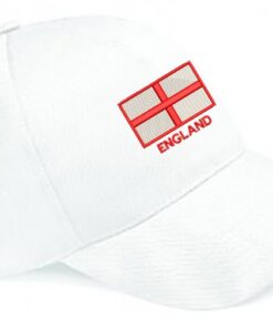 Embroidered St George Flag Baseball Caps