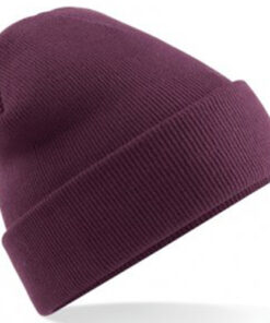 Alternative view of Personalised Plum Classic Beanie