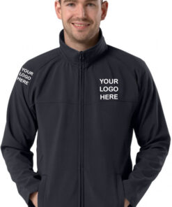 Personalised Navy Blue Active Softshell