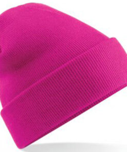 Alternative view of Personalised Fuchsia Pink Classic Beanie