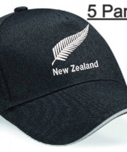 Alternative view of Embroidered New Zealand Baseball Cap