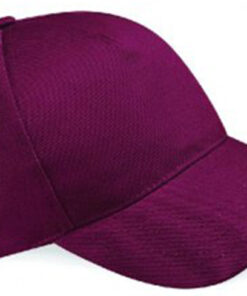 Alternative view of Personalised Burgundy Classic Cap