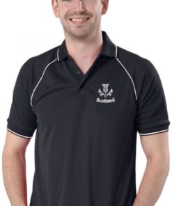 Alternative view of Embroidered Scotland Polo Shirt