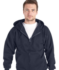 Alternative view of Personalised Navy Blue Zipped Hoody