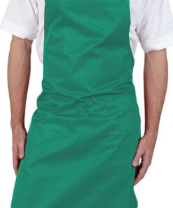 Alternative view of Personalised Kelly Green Bib Apron - No Pocket