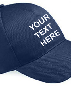 Personalised French Navy Blue Classic Cap
