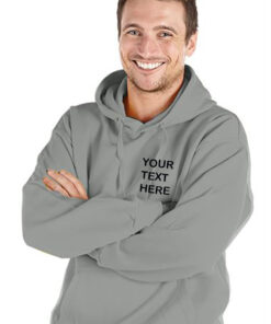 Personalised Heather Grey Hoody