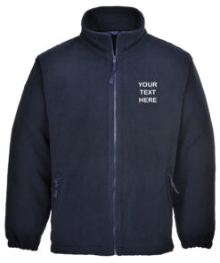 Personalised Navy Blue Fleece