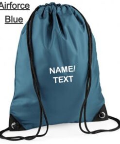 Personalised Premium Gymsacs, 12 Colours!!!