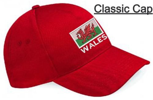 Embroidered Wales Baseball Cap - Image 2