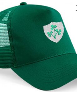 Alternative view of Embroidered Retro Ireland Design Baseball Caps