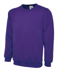 Alternative view of Personalised Purple Sweatshirt